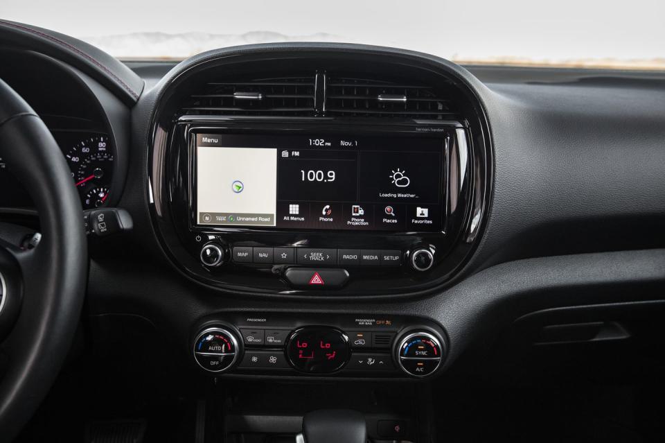 <p>A 10.3-inch touchscreen infotainment system with split-screen functionality is available (and standard on the EX and GT-Line), as is an 8.0-inch head-up display. </p>