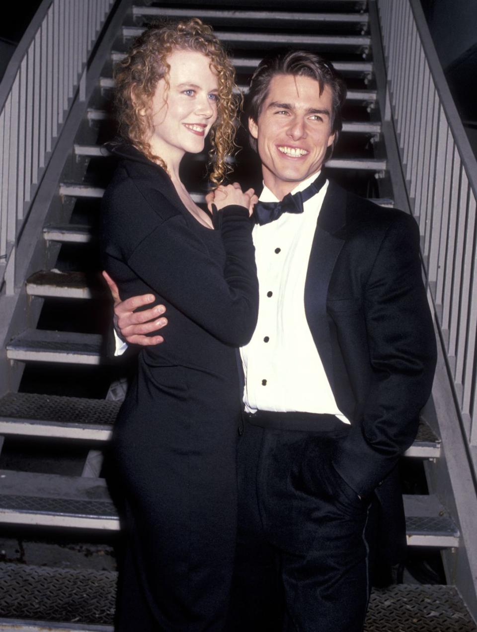 Then: Nicole Kidman and Tom Cruise