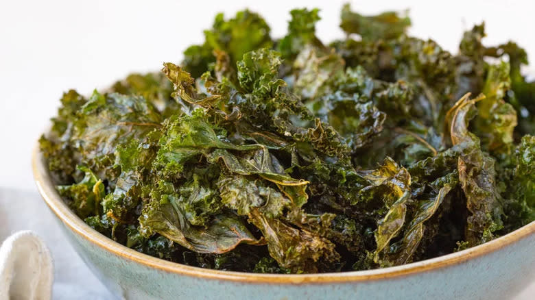 Salt and Vinegar Kale Chips