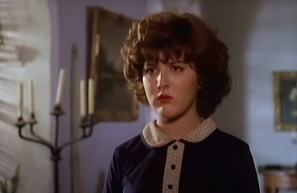 Viridiana Alatriste en La seducción (Arturo Ripstein, 1980)/Captura de YouTube