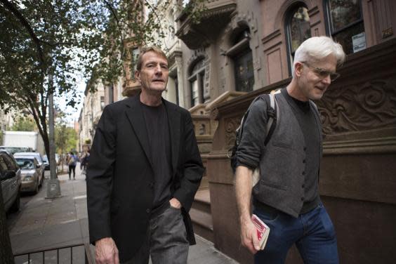 Lee Child and Andy Martin together in New York (Jessica Lehrman)