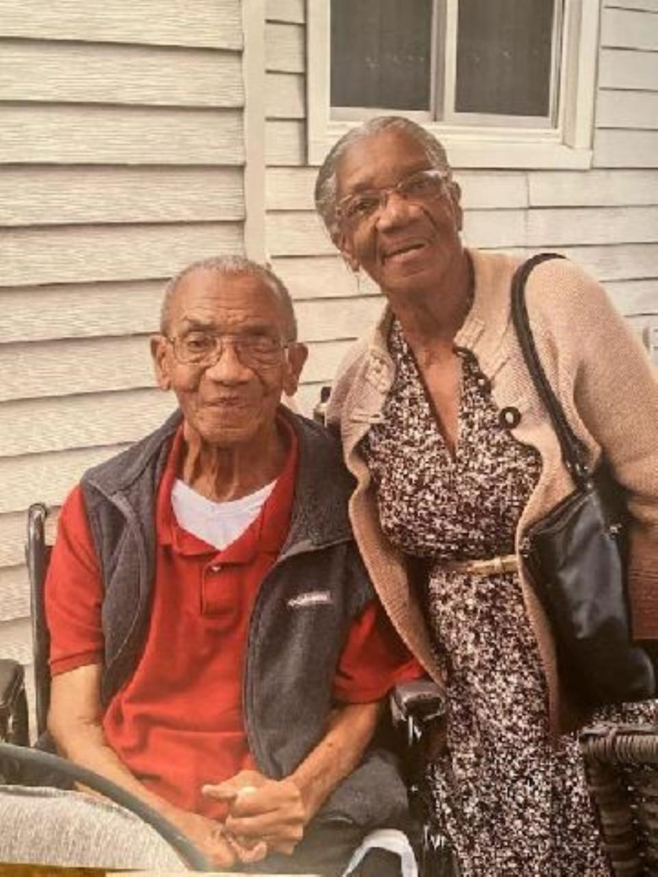 Cordelia Taylor, founder of Family House, a residential facility for seniors to live with dignity and respect, is shown with her brother James Lee Hill with whom she had a very close relationship.