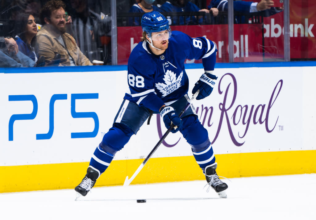 Breaking down how Leafs forward William Nylander has steadily evolved and rounded out his game as he looks to break into the NHL's elite tier this season. (Getty)