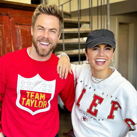 Derek Hough Reveals Sister Julianne Moved to D.C. for 2 Weeks to Help amid  Wife Hayley's Health Crisis (Exclusive)