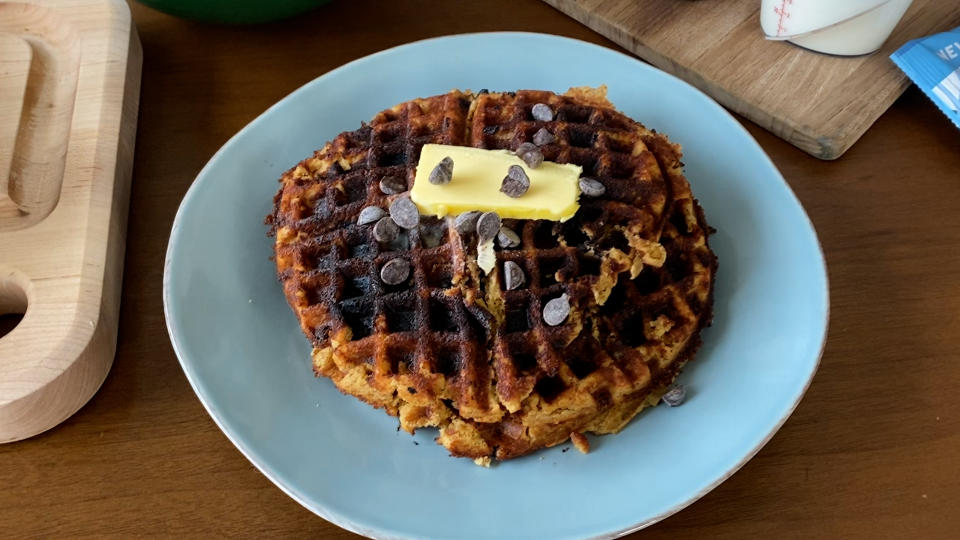 Rocco DiSpirito's Keto Chocolate Chip Waffles