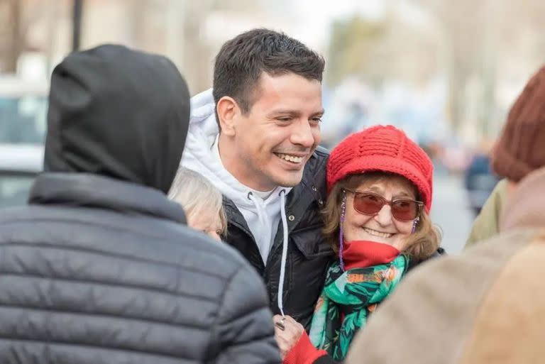 El intendente Cristian Cardozo en un acto político en el Partido de la Costa  (Foto: Instagram @cristiancardozook)