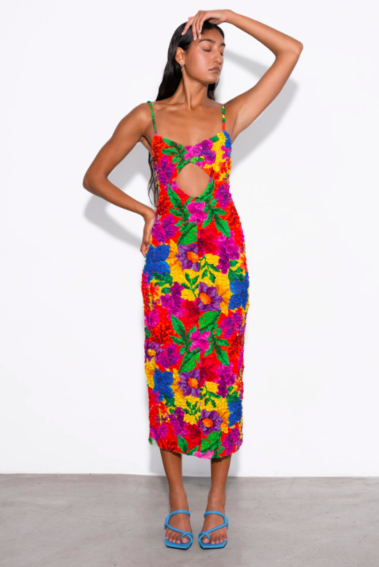 <p><a href="https://marahoffman.com/products/kimiko-dress-leticia-print" rel="nofollow noopener" target="_blank" data-ylk="slk:Shop Now;elm:context_link;itc:0;sec:content-canvas" class="link ">Shop Now</a></p><p>Kimiko Dress</p><p>$695.00</p><p>marahoffman.com</p><span class="copyright">Mara Hoffman</span>