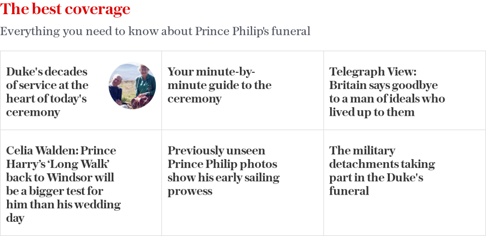 Prince Philip's funeral - April 17