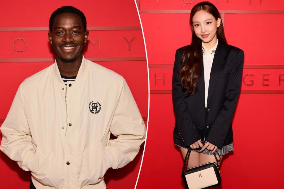 Actor Damson Idris (left) and singer Nayeon were decked out in Hilfiger alongside the show’s other high-profile guests.