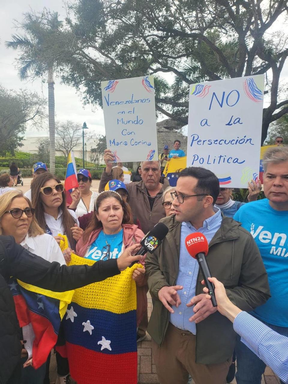 Vincenzo Alaimo, coordinador del partido de Machado Vente Venezuela en la Florida.