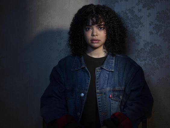 Lydia West as Bethany Lyons: she has a secret she wants to share with her family – she wants to live on as an online persona (BBC/Red Productions/Guy Farrow)