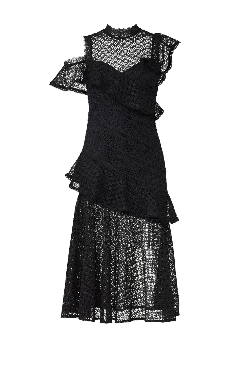 5) Black Lace May Dress