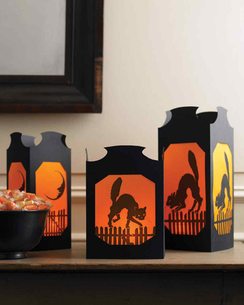 Vellum Halloween Table Lanterns