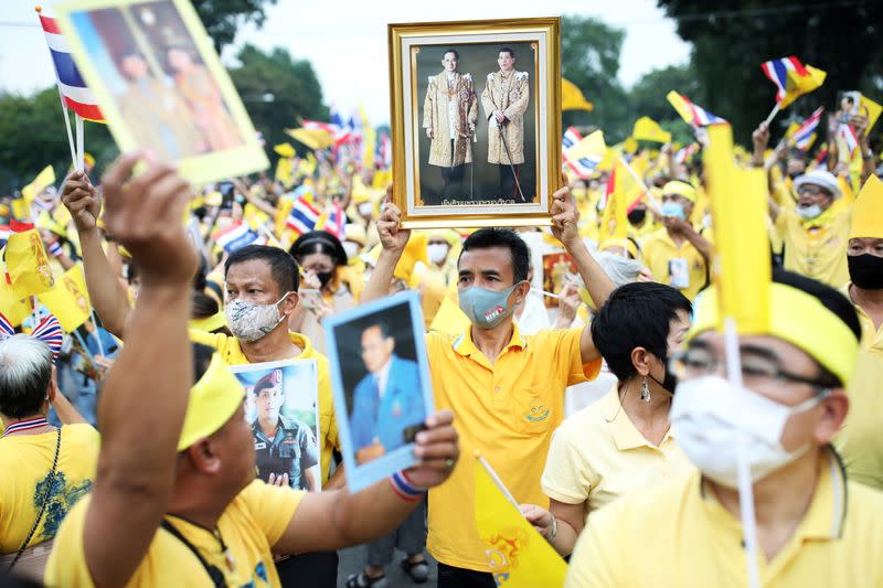 Event to support the monarchy in Bangkok