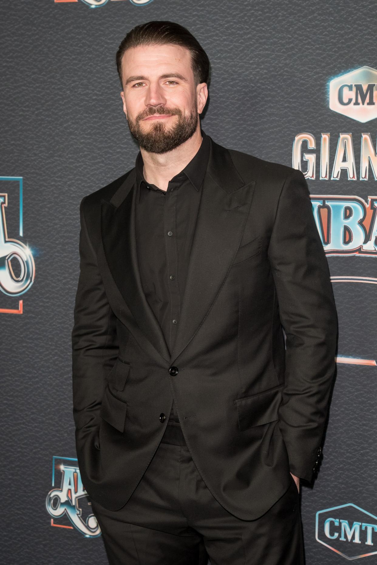 Sam Hunt walks the red carpet before the taping of the CMT Giants: Alabama special at the Fisher Center for the Performing Arts in Nashville, Tenn., Wednesday, Jan. 17, 2024.