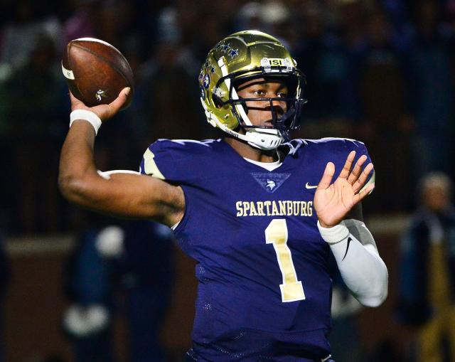 Spartanburg quarterback Raheim Jeter commits to West Virginia