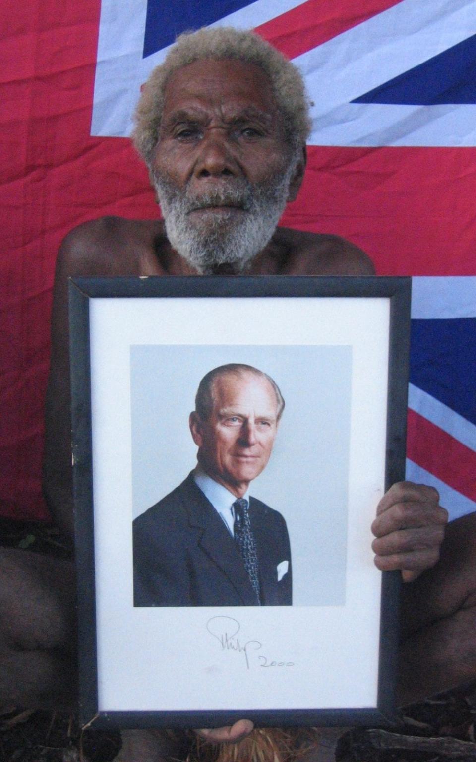 Chief Jack Naiva, who died in 2009 - Nick Squires