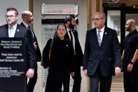 Huawei Chief Financial Officer Meng Wanzhou leaves B.C. Supreme Court following her extradition hearing in Vancouver