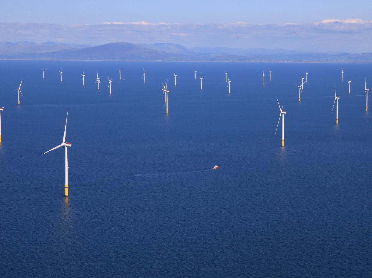 Scotland currently has 1GW of wind, but is aiming to ramp up capacity to 11GW by 2030 (Reuters)