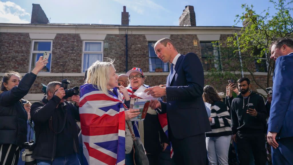 the prince of wales visits the northeast of england