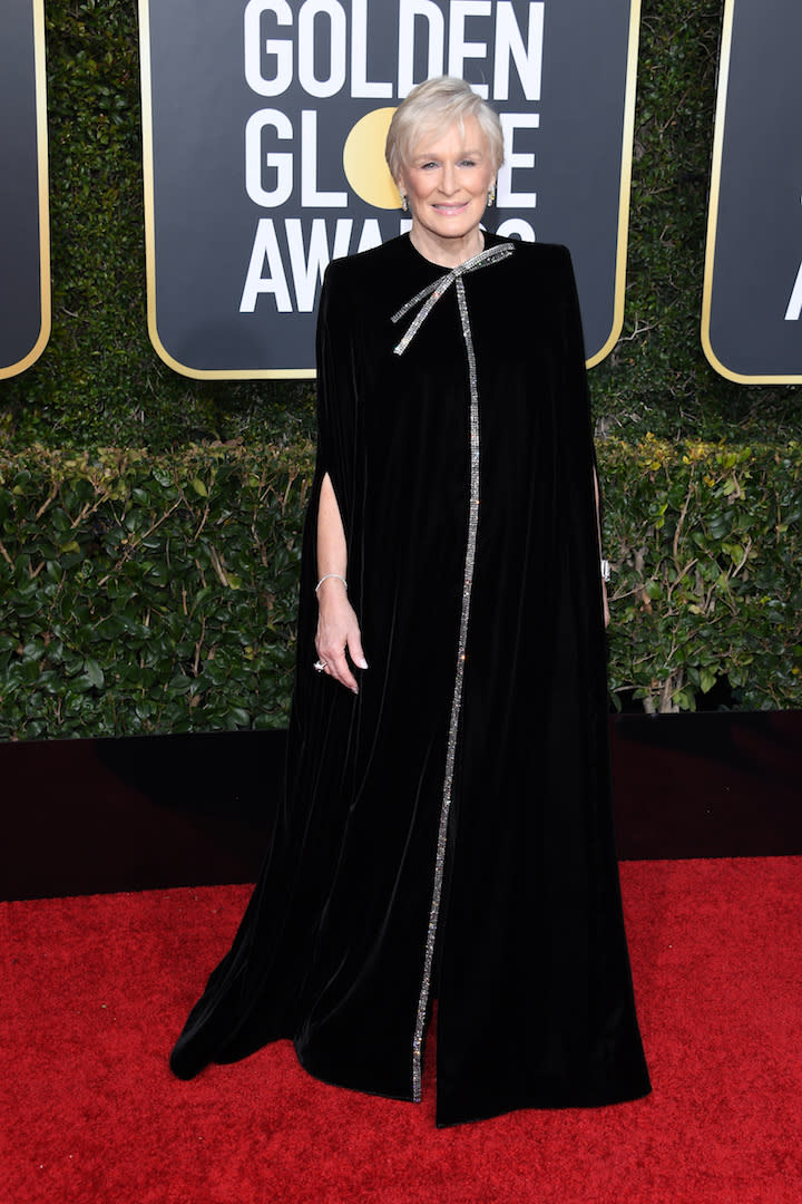 Glenn Close at the 2019 Golden Globes