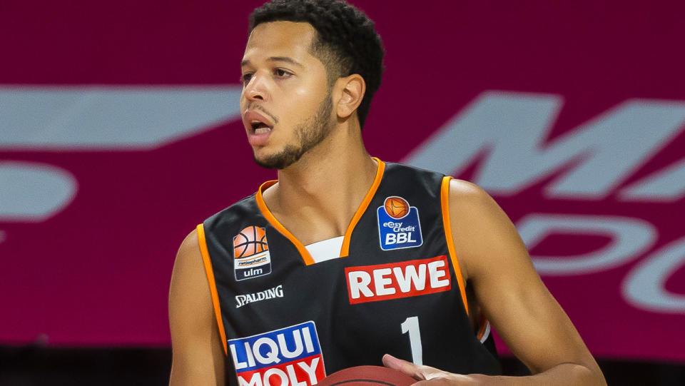 American player Tyler Harvey has agreed to join the NBL after signing a deal with the Hawks. (Photo by Harry Langer/DeFodi Images/ via Getty Images)