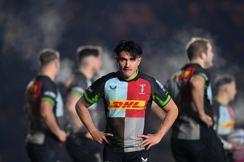 Marcus Smith has revealed that he has struggled to adjust to life back at fly half since returning to Harlequins  (Getty Images for Sale Sharks)