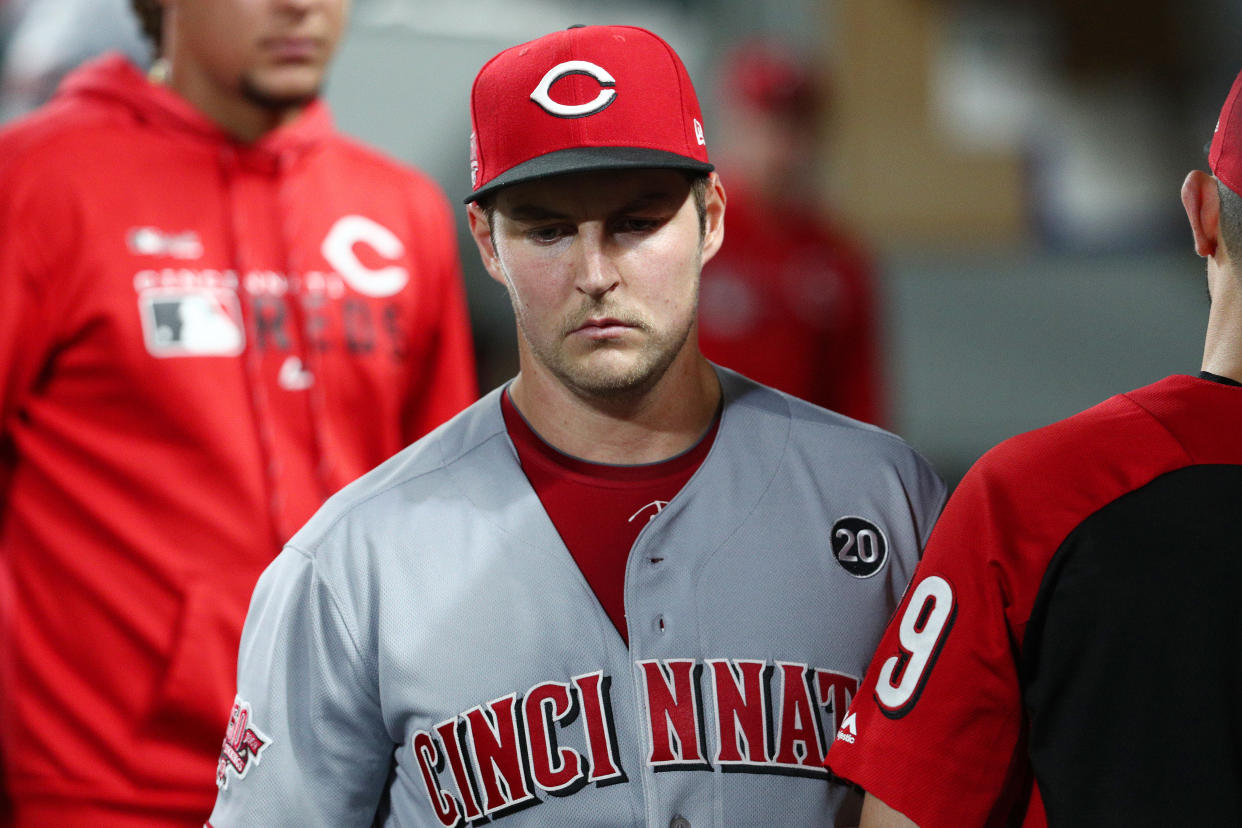 Trevor Bauer launched a personal attack at MLB commissioner Rob Manfred in response to a reported playoff proposal. (Photo by Abbie Parr/Getty Images)