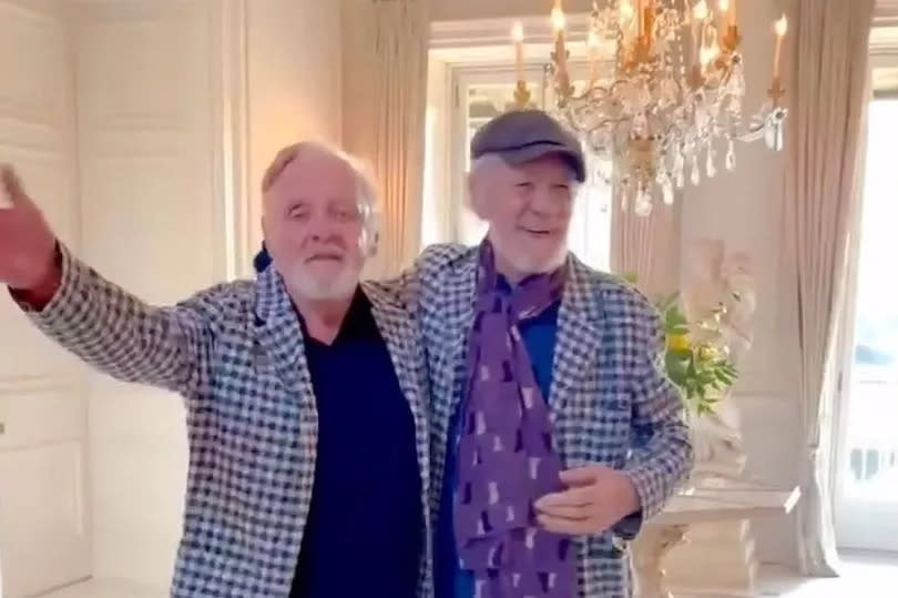 Sir Anthony Hopkins and Sir Ian McKellen