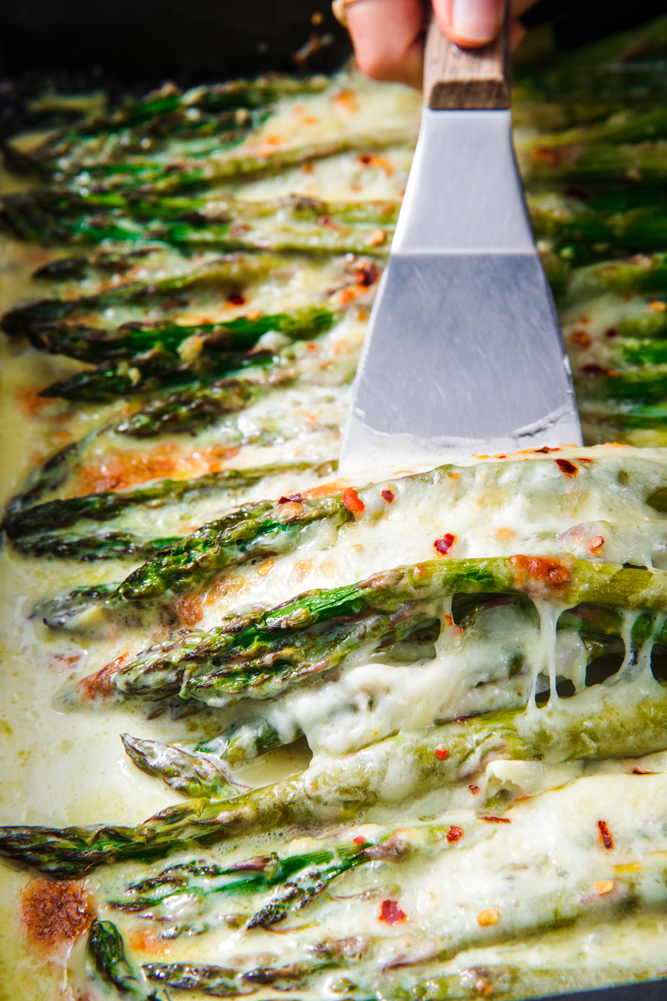 Cheesy Baked Asparagus