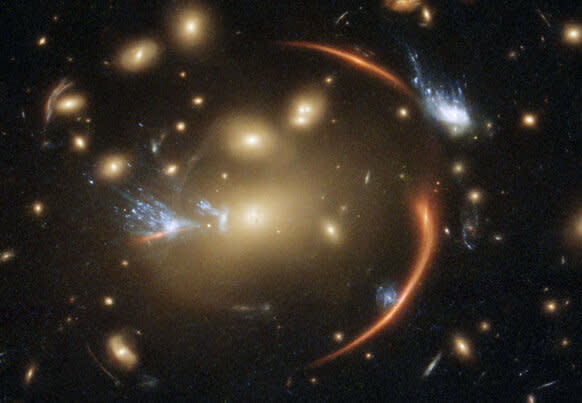 Hubble Galaxy Cluster