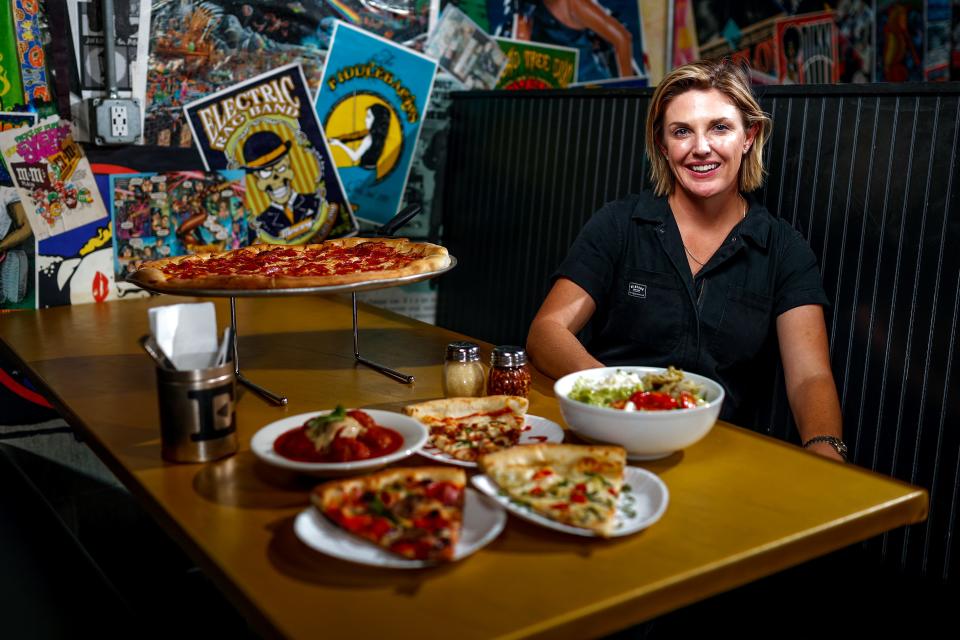 Rachel Cope of 84 Hospitality is pictured at Empire Slice House in Oklahoma City. Cope discussed the 10-year anniversary of Empire Slice House.
