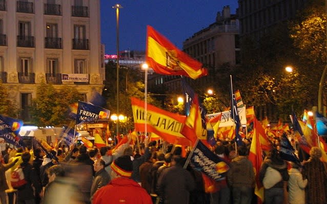 Manifestación ultraderechista (imagen vía Wikimedia commons)