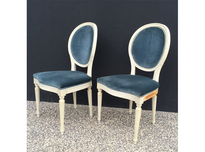 Louis XVI Medallion Chairs
