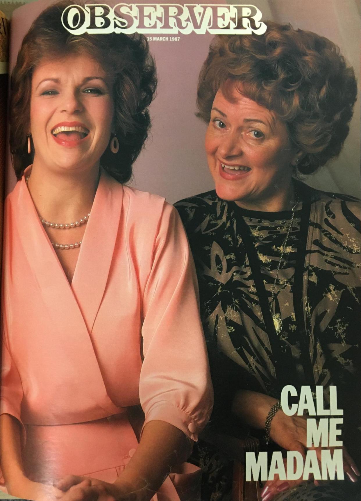 <span>‘Fetchingly honest’: Cynthia Payne, right, and left, Julie Walters as ‘Christine’.</span><span>Photograph: Mike Laye</span>