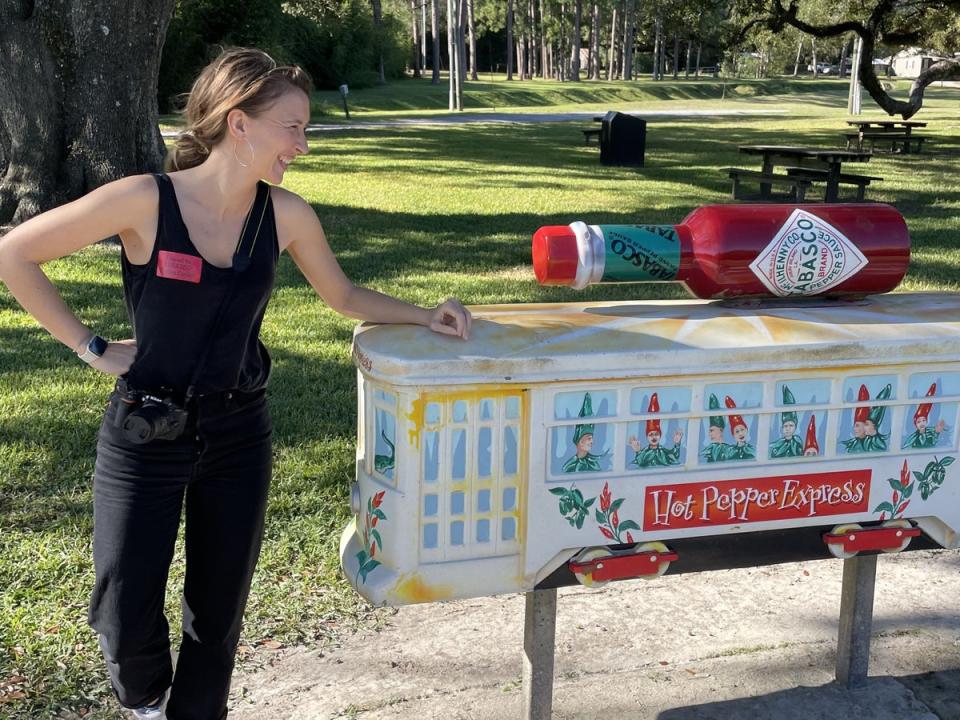 Touring the Tabasco factory (Robyn Wilson)