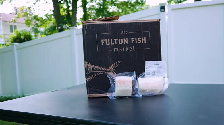 Fulton Fish Market box
