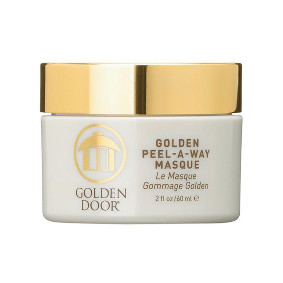 <p><a href="https://shop.goldendoor.com/collections/skincare/products/golden-peel-a-way-masque" rel="nofollow noopener" target="_blank" data-ylk="slk:Shop Now;elm:context_link;itc:0;sec:content-canvas" class="link ">Shop Now</a></p><p>Golden Peel-A-Way Masque</p><p>goldendoor.com</p><p>$76.00</p><span class="copyright">Golden Door</span>