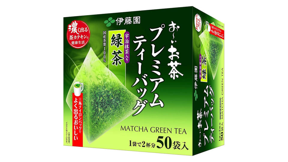 ITO EN , Oi Ocha , green tea with Uji matcha , premium tea bag , 50 bags. (Photo: Shopee SG)