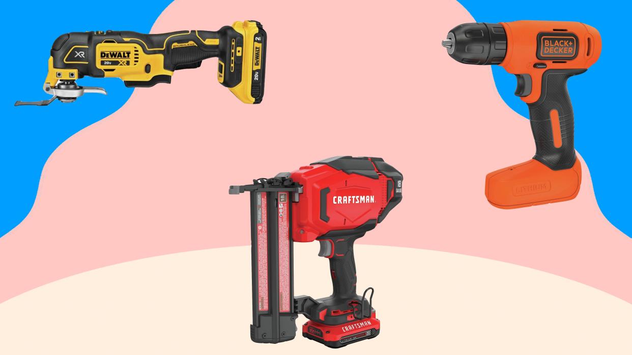 Save on drills, nail guns and many more tools from major brands like Black and Decker, Craftsman and others.