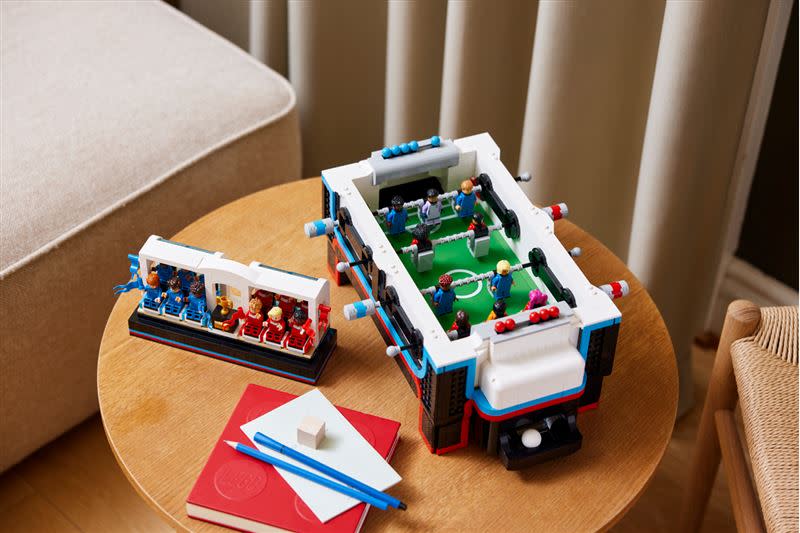 LEGO Ideas推出21337手足球。（圖／Lego提供）