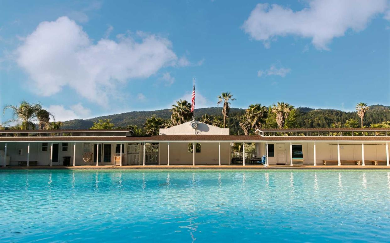 Mineral Pool at Indian Springs Calistoga