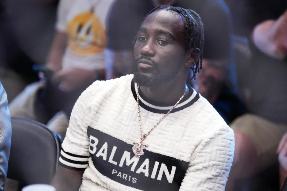 LAS VEGAS, NEVADA - SEPTEMBER 14: Terence Crawford attends the UFC 306 at Riyadh Season Noche UFC event at Sphere on September 14, 2024 in Las Vegas, Nevada. (Photo by Jeff Bottari/Zuffa LLC)