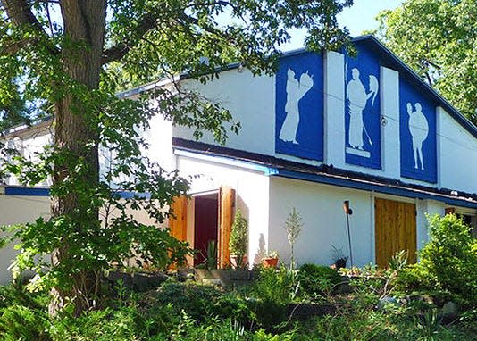 The exterior of Dunes Summer Theatre, 288 Shady Oak Drive, Michigan City, is shown.