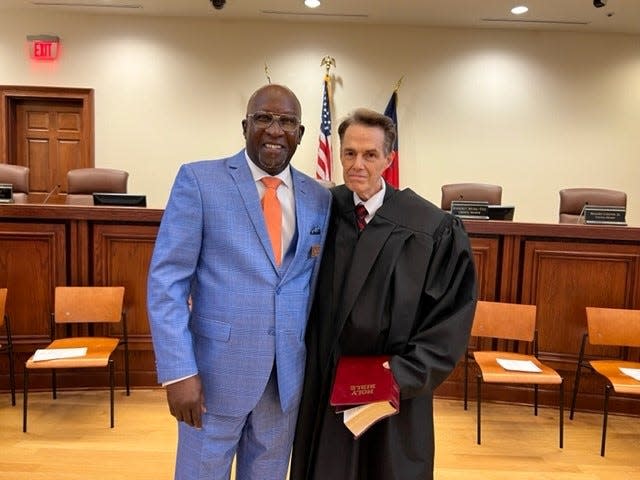 Bruce Campbell was sworn in as mayor on Sept. 9, 2022, making him the first Black mayor of Garden City. He took over long-time mayor Don Bethune, who announced an early retirement. (Photo courtesy of Garden City).