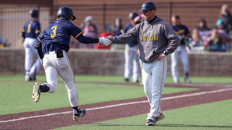 Carter Howell leads Augustana in hitting this season.