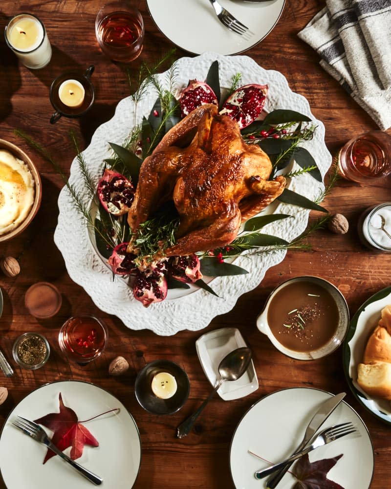 Thanksgiving table setting