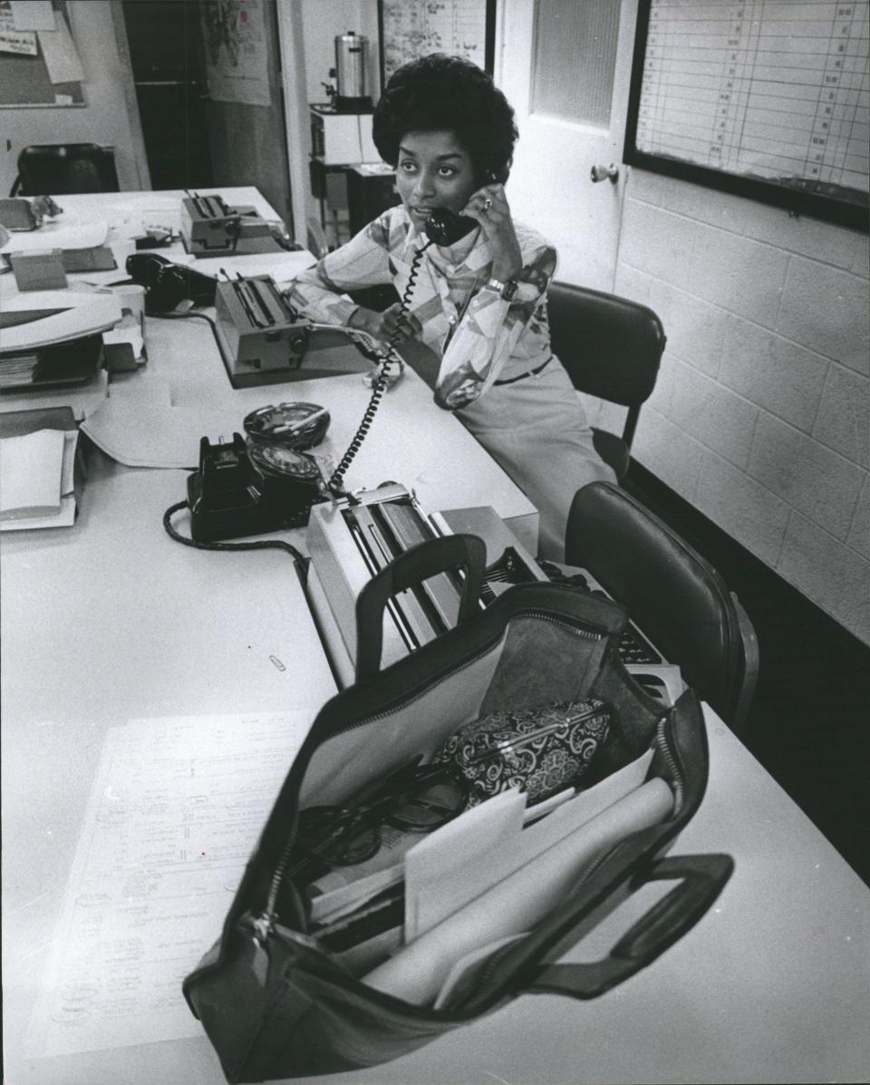 Doris Biscoe is pictured Dec. 5, 1975.