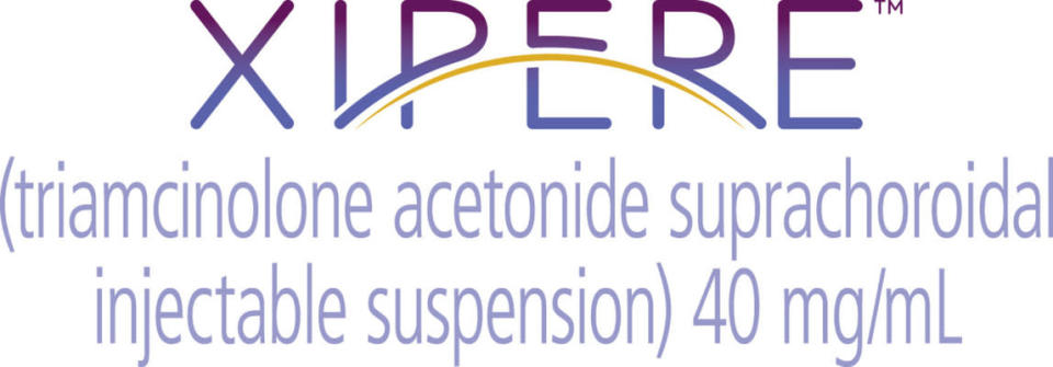 XIPERE&#x002122; (triamcinolone acetonide injectable suspension) for Suprachoroidal Use