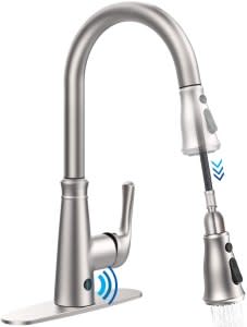 Dalmo Touchless Pull Down Sprayer Kitchen Faucet 